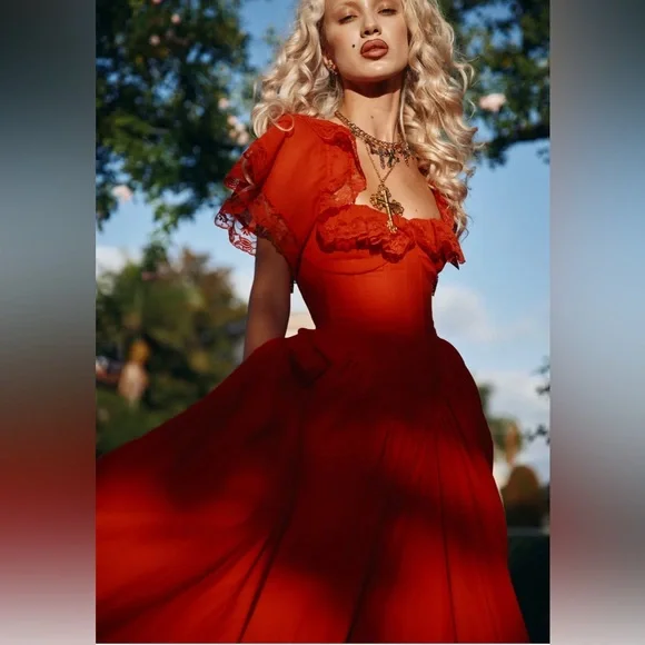 Selkie / The revolt red Cupid dress - Picture 6 of 7